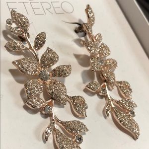 Sparkly gemstone earrings